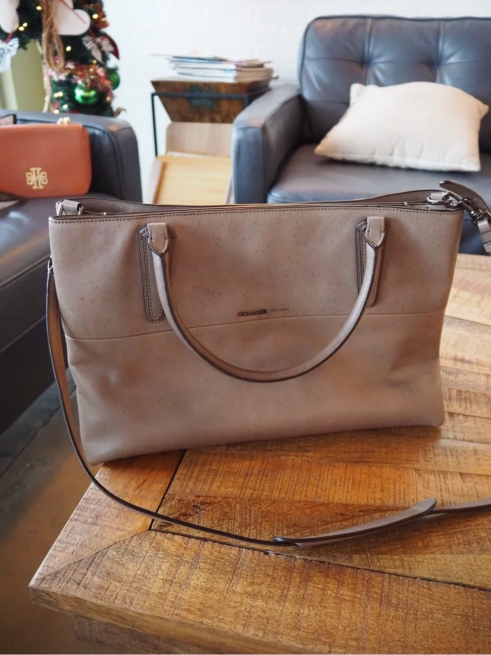 Coach Napa Borough Satchel Bag